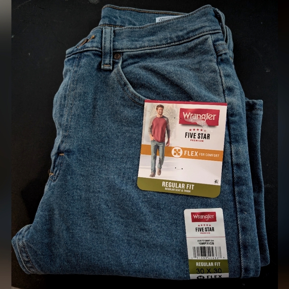Men's Wrangler Blue Jeans